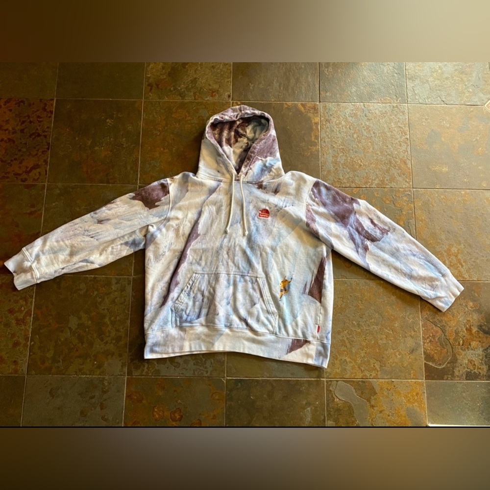 Supreme x The North Face Ice Climb Hooded Sweatshirt Hoodie RARE Men’s Large